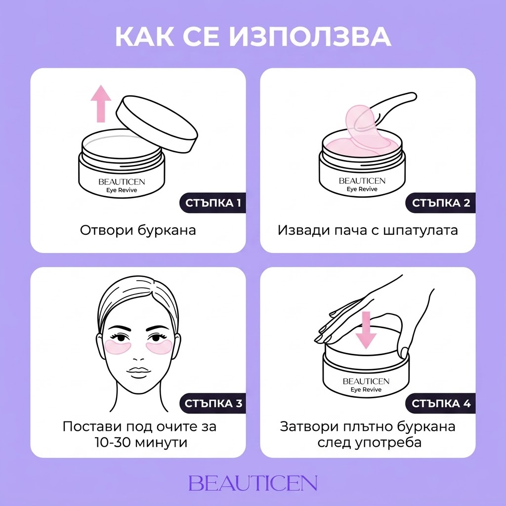Eye Revive Хидрогелни пачове с пептиди и колаген